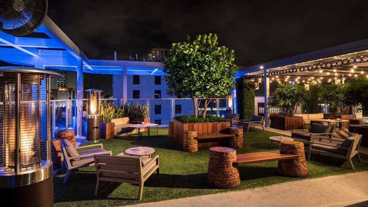 Palm Haven | Flagler Village | Apartment with Balcony & Rooftop Pool photo 38