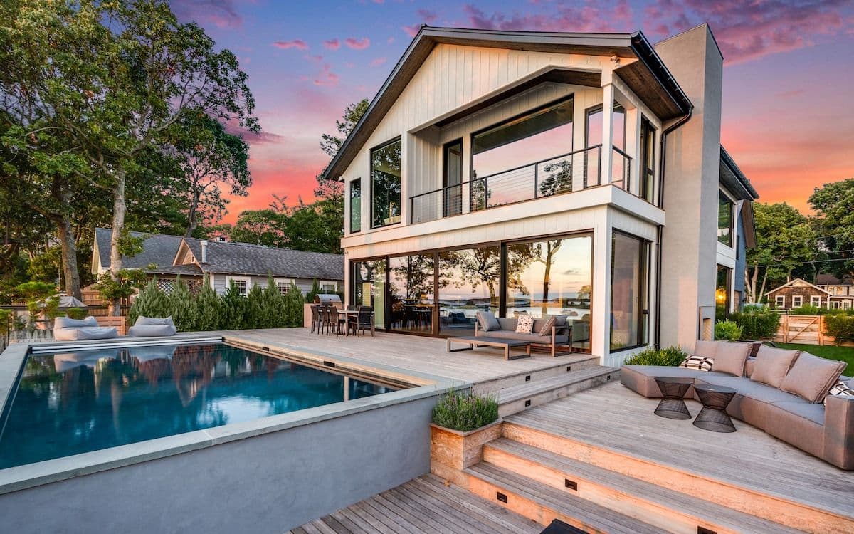 Pine Neck Villa | Sag Harbor | Waterfront Home with Pool & Dock main photo