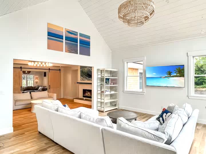 Seven Ponds Villa | Water Mill | Home w/ Heated Pool, Gym & Outdoor Spaces photo 22