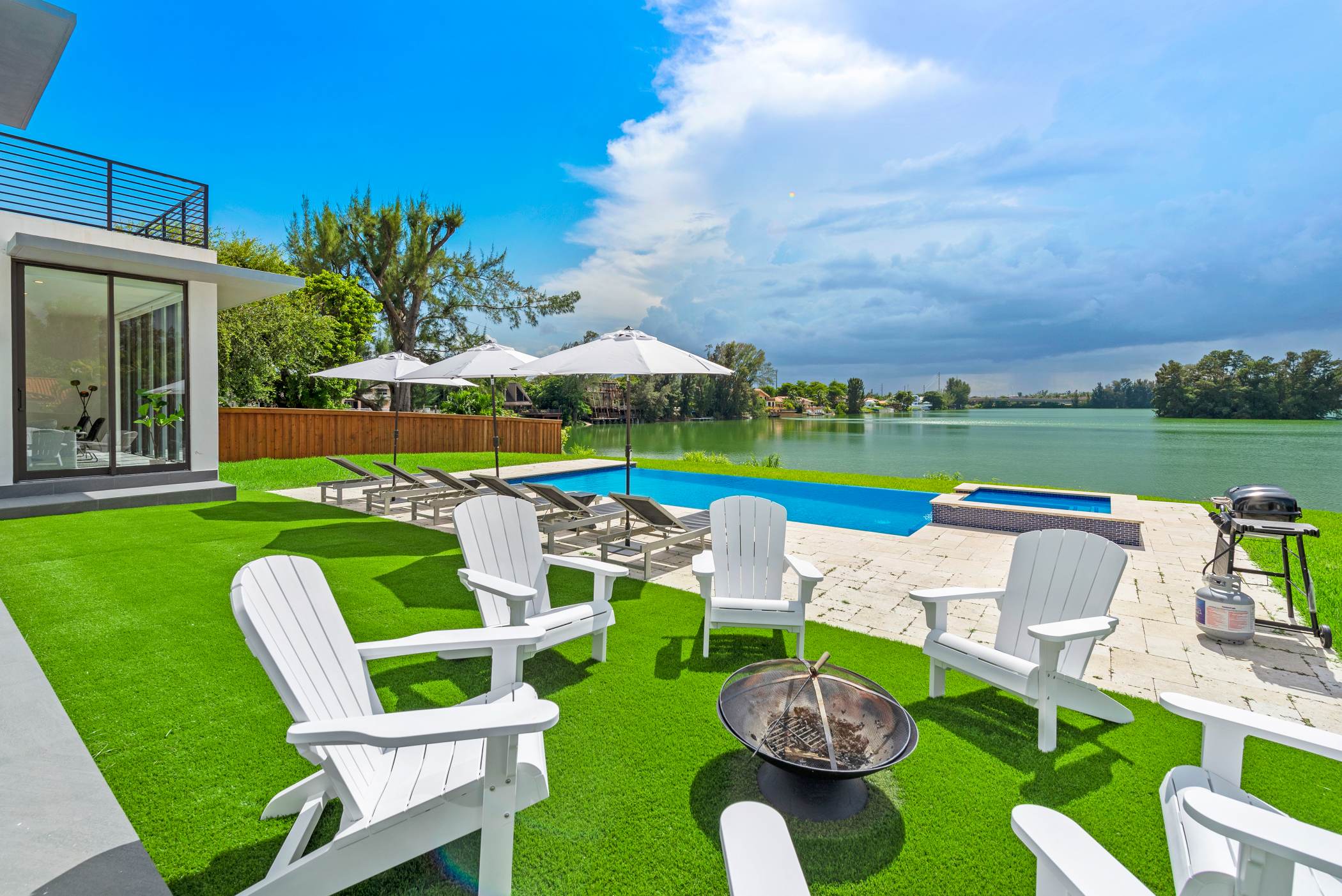 Villa Lago | Miami | Exclusive Lakeview Home with Pool photo 36