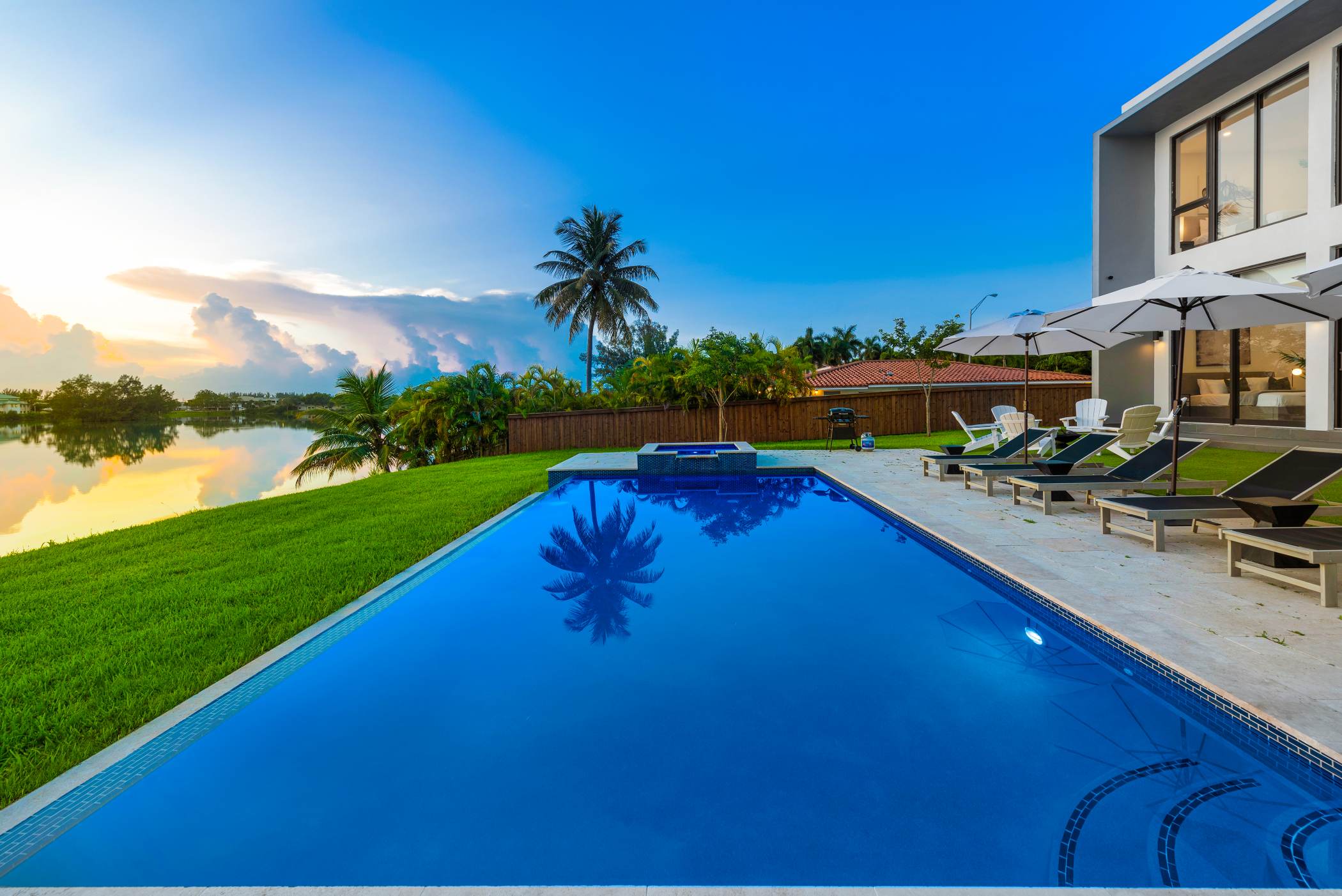 Villa Lago | Miami | Exclusive Lakeview Home with Pool photo 49