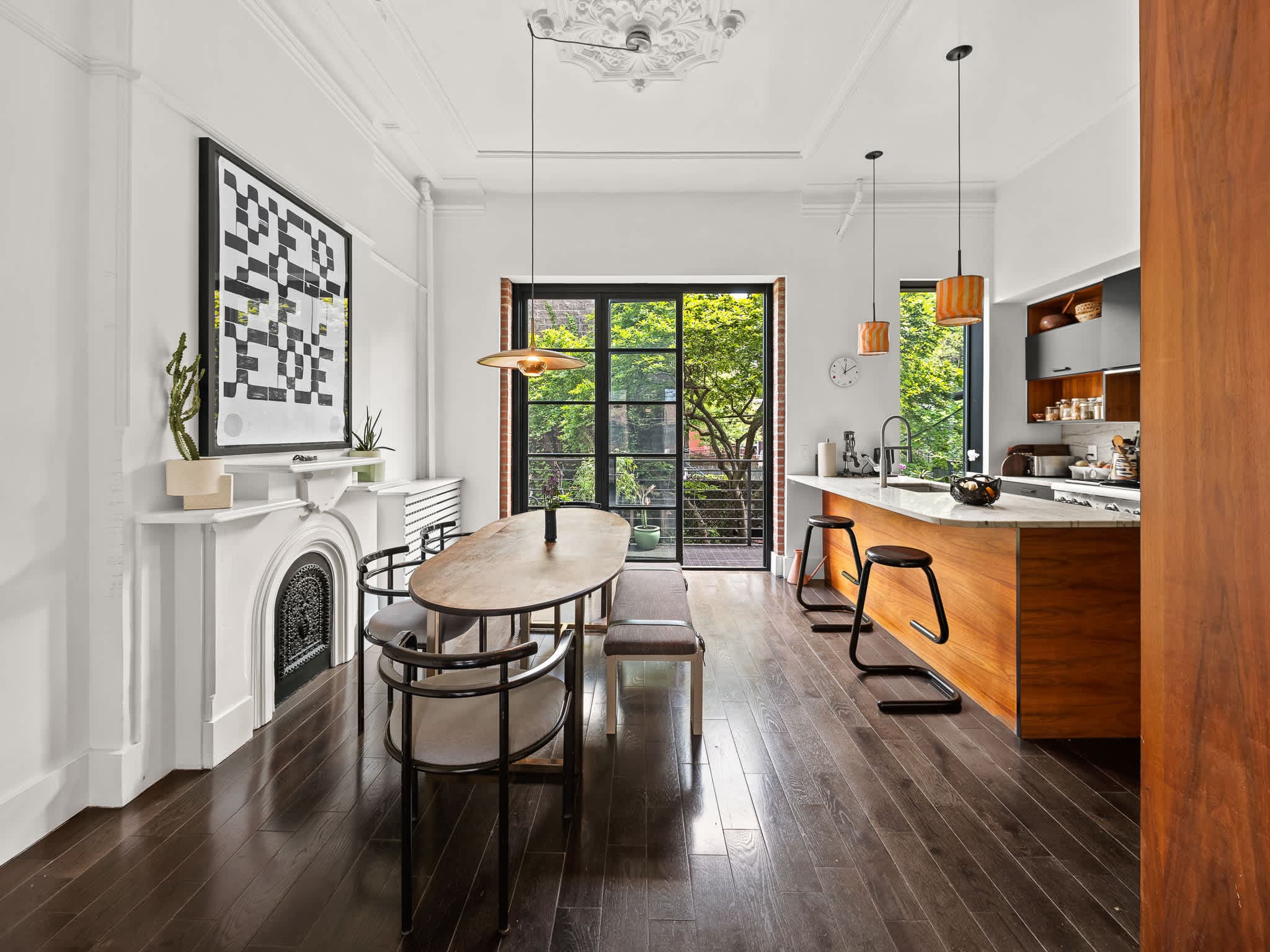 Classon Place | Clinton Hill | Townhouse Duplex w/ Garden & Private Balcony photo 17