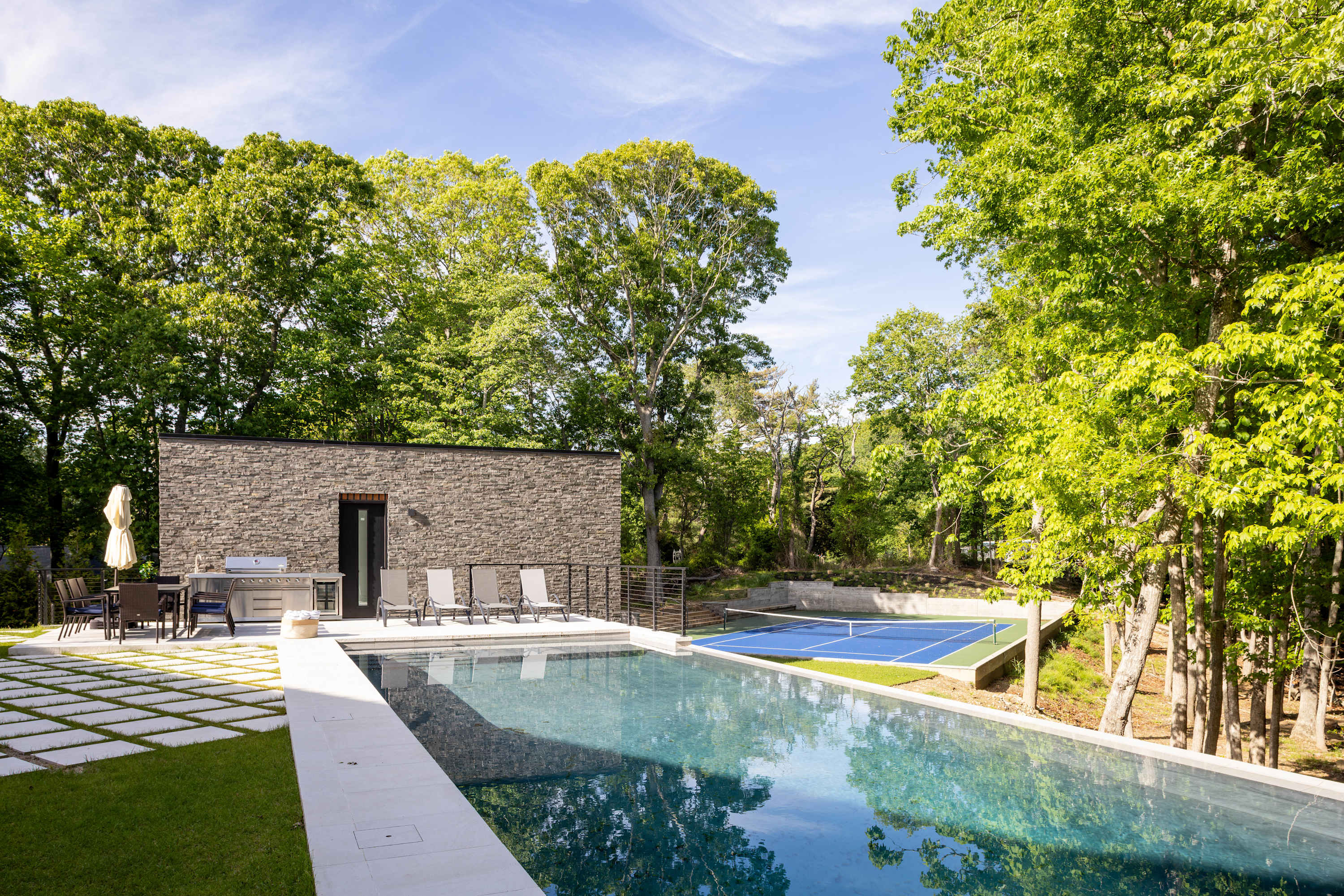 Millstone Villa | Sag Harbor | Home with Heated Pool photo 48