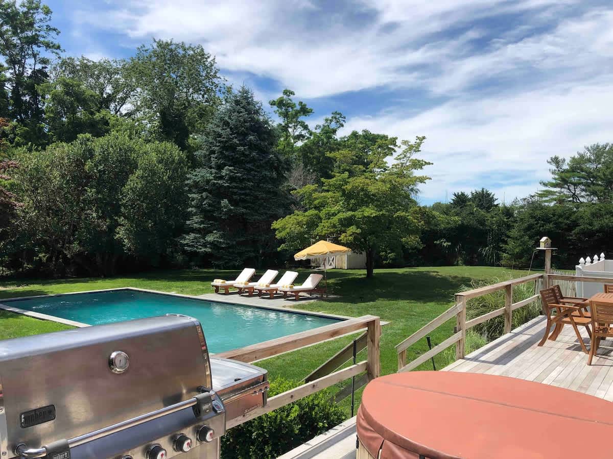 Orchard Lane | Sag Harbor | Serene Home w/ Private Pool & BBQ Grill photo 2