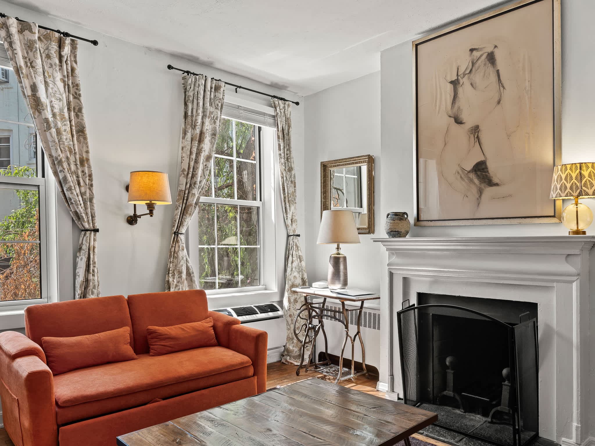 The Bishop Suite | West Village | Three-Level Suite with Fireplace photo 3