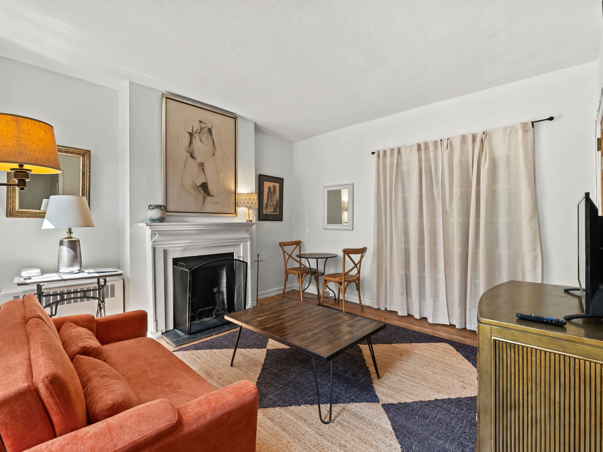 The Bishop Suite | West Village | Three-Level Suite with Fireplace photo 2