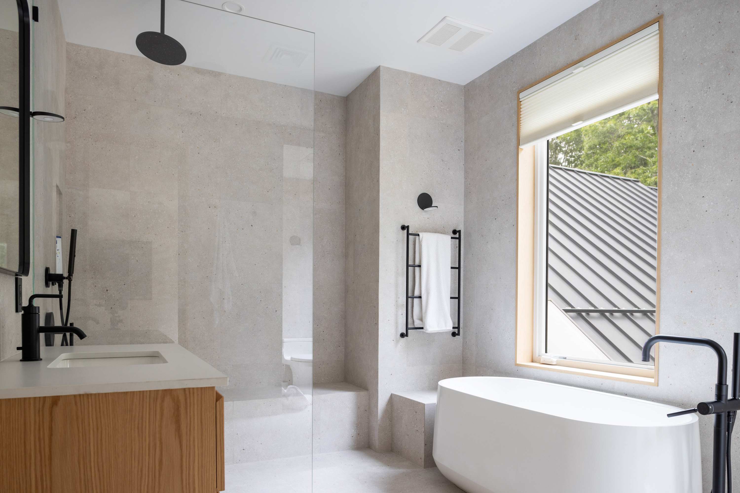 The Hillside | Contemporary Sag Harbor Retreat with Heated Pool & Designer Pool House photo 21
