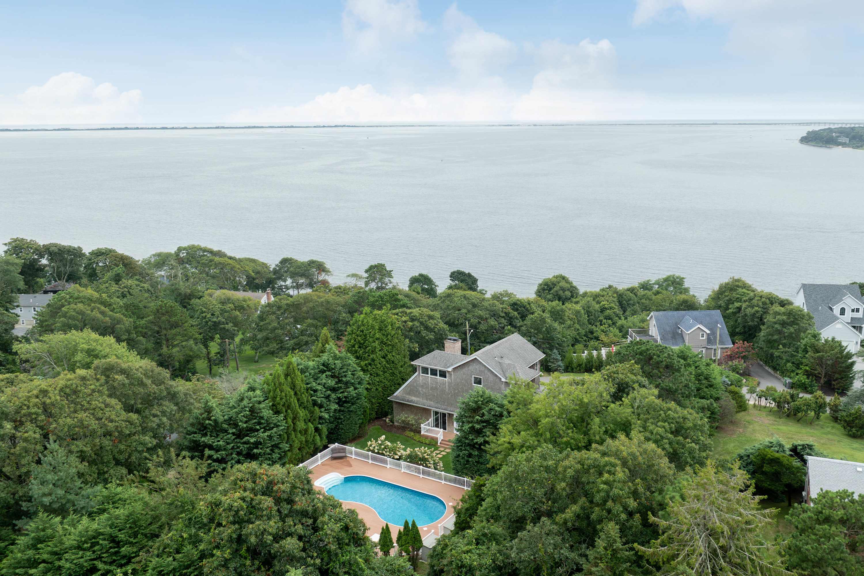 Highview Villa | Hampton Bays | Home with Heated Pool and Bay Views photo 30