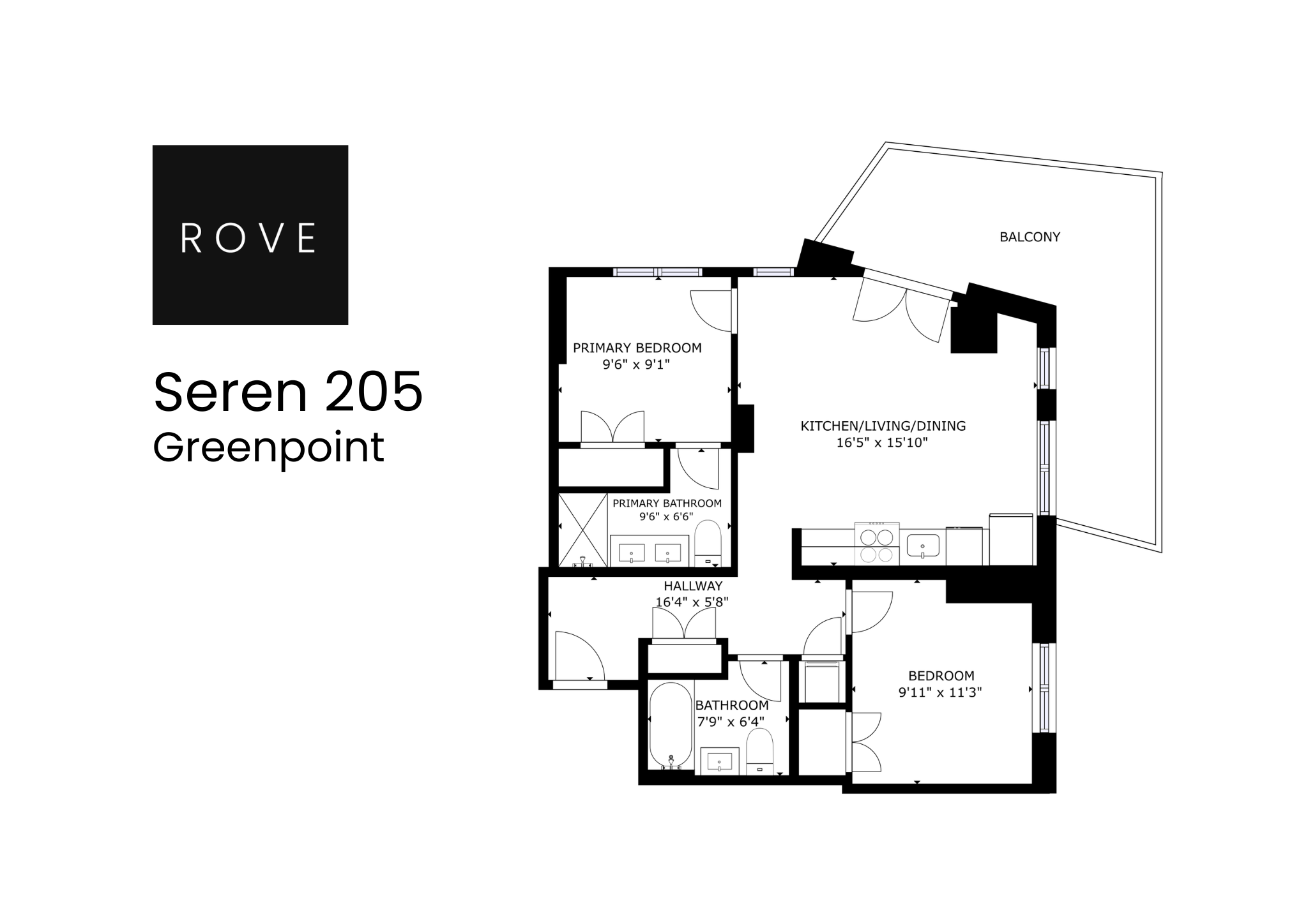 Seren 205 | Greenpoint | Cozy Apartment w/ Private Balcony photo 24