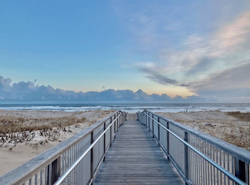 Ponquogue Beach in Hampton Bays