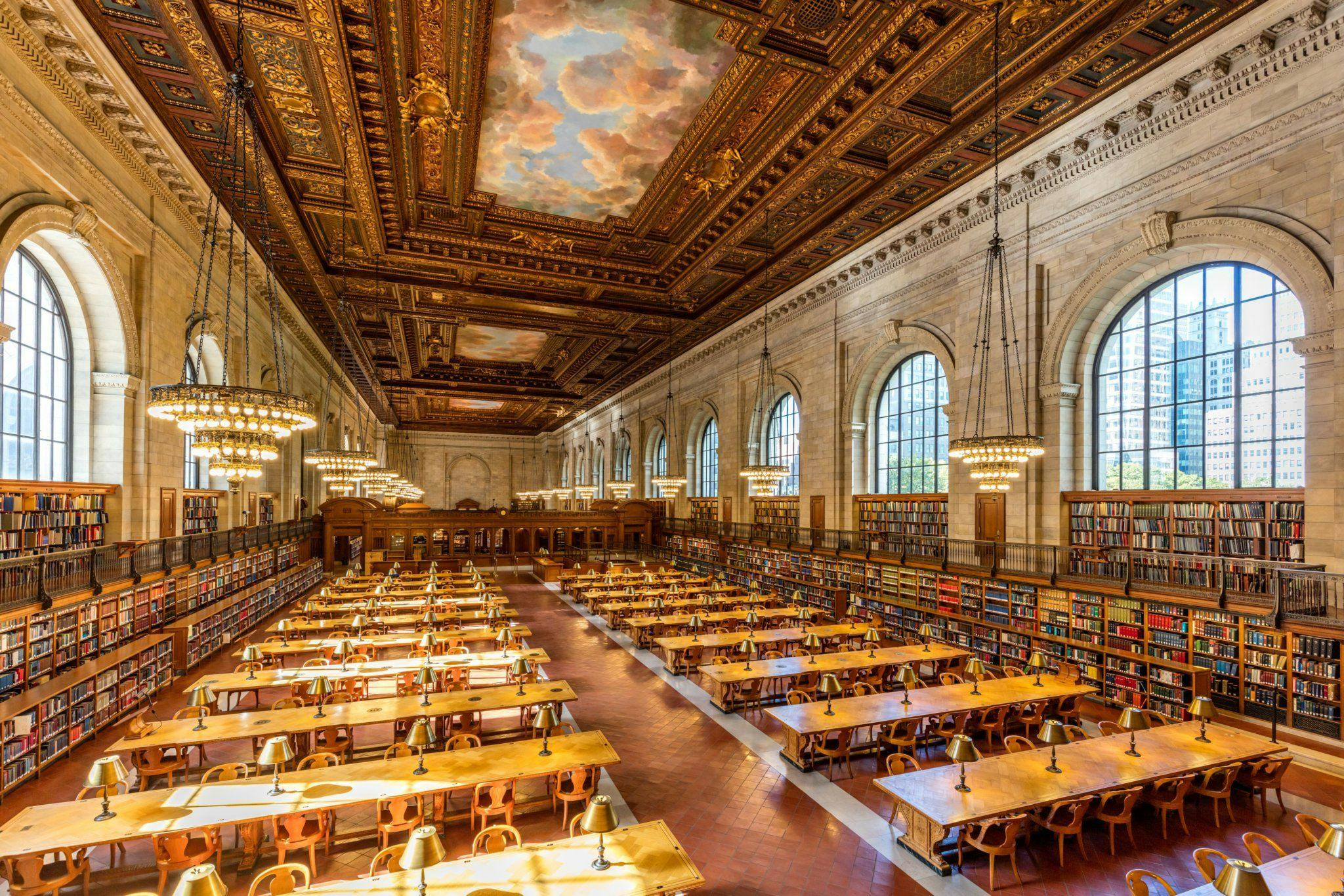 Rose Main Reading Room in the New York Public Library