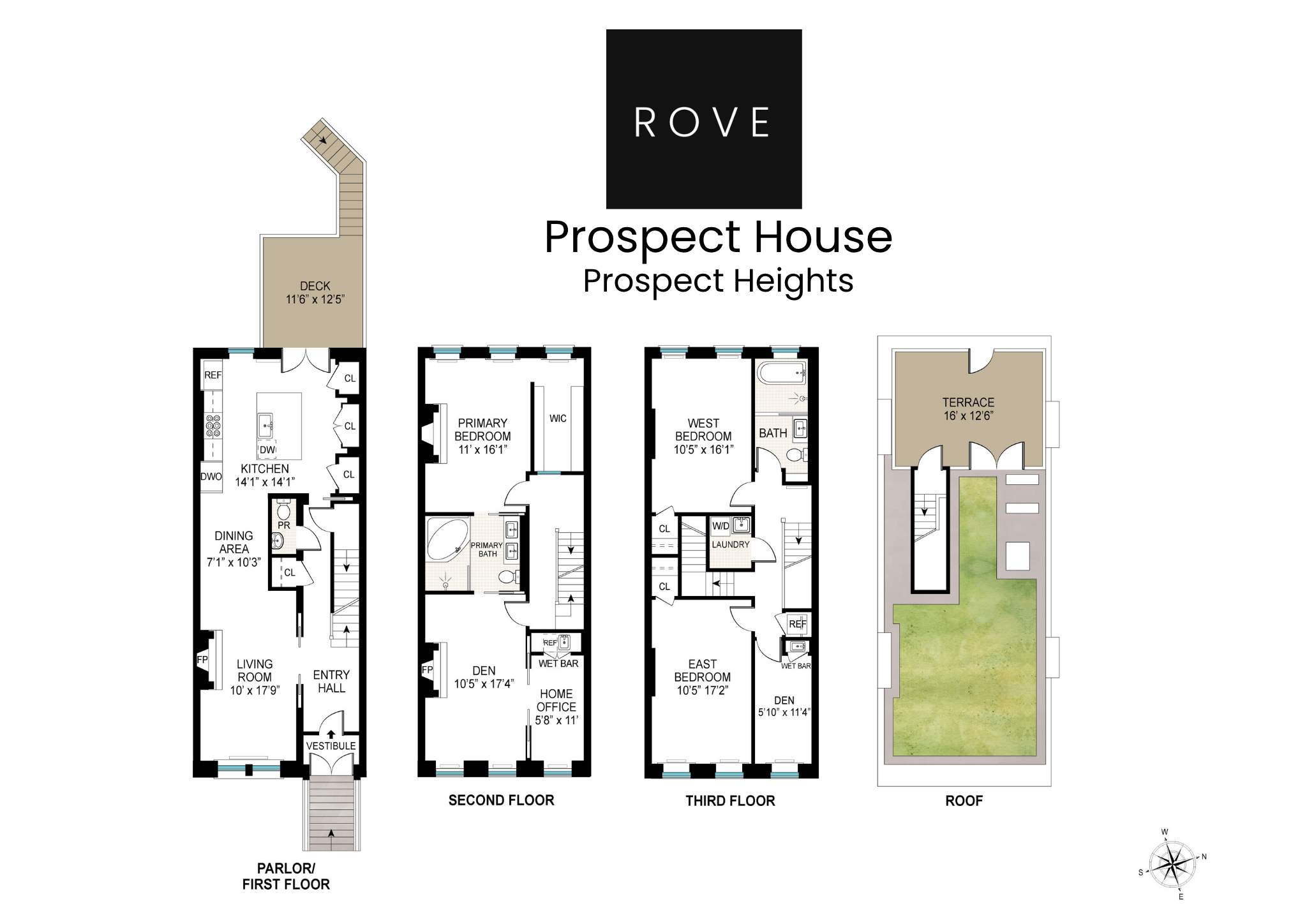 Prospect House | Prospect Heights | Triplex w/ Private Roof Terrace & Parlor Deck w/ Garden Views photo 55