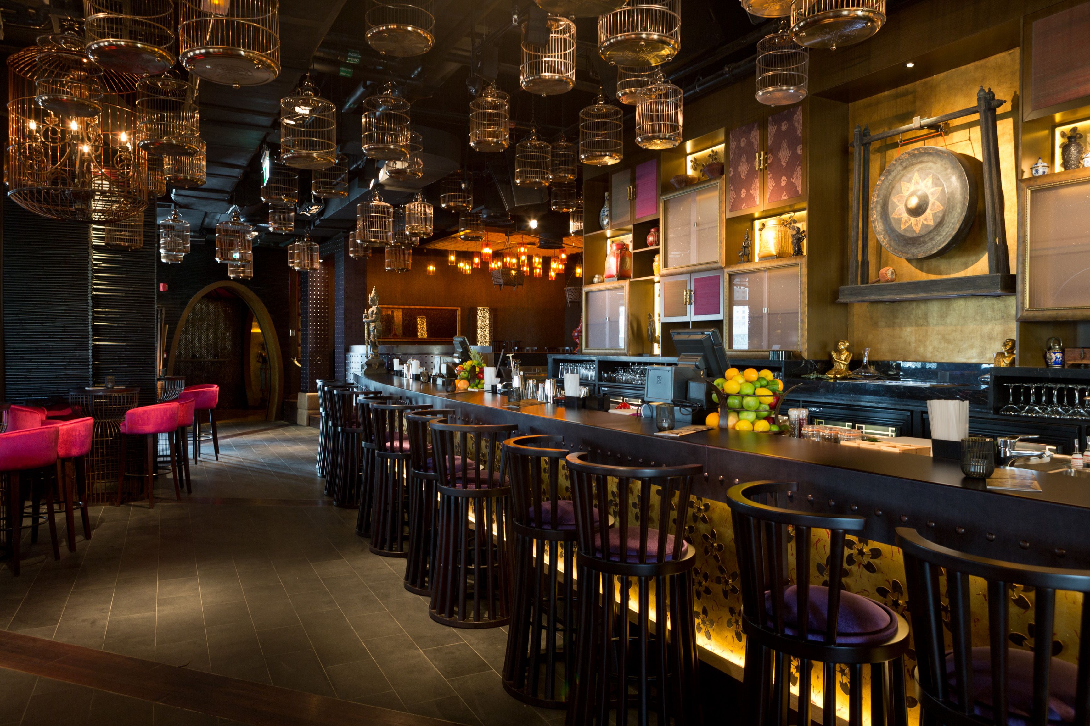 Dine in a fusion restaurant