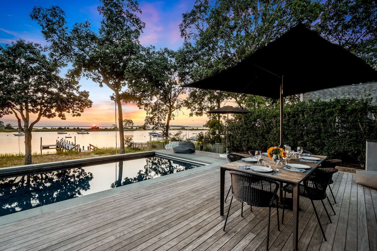 Pine Neck Villa | Sag Harbor | Waterfront Home with Pool & Dock photo 3