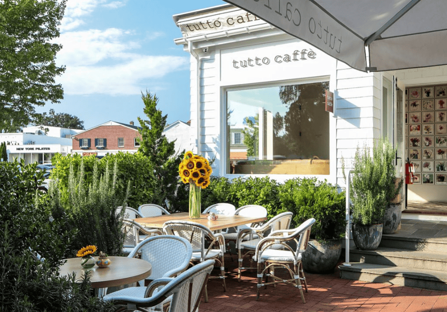 East Hampton café