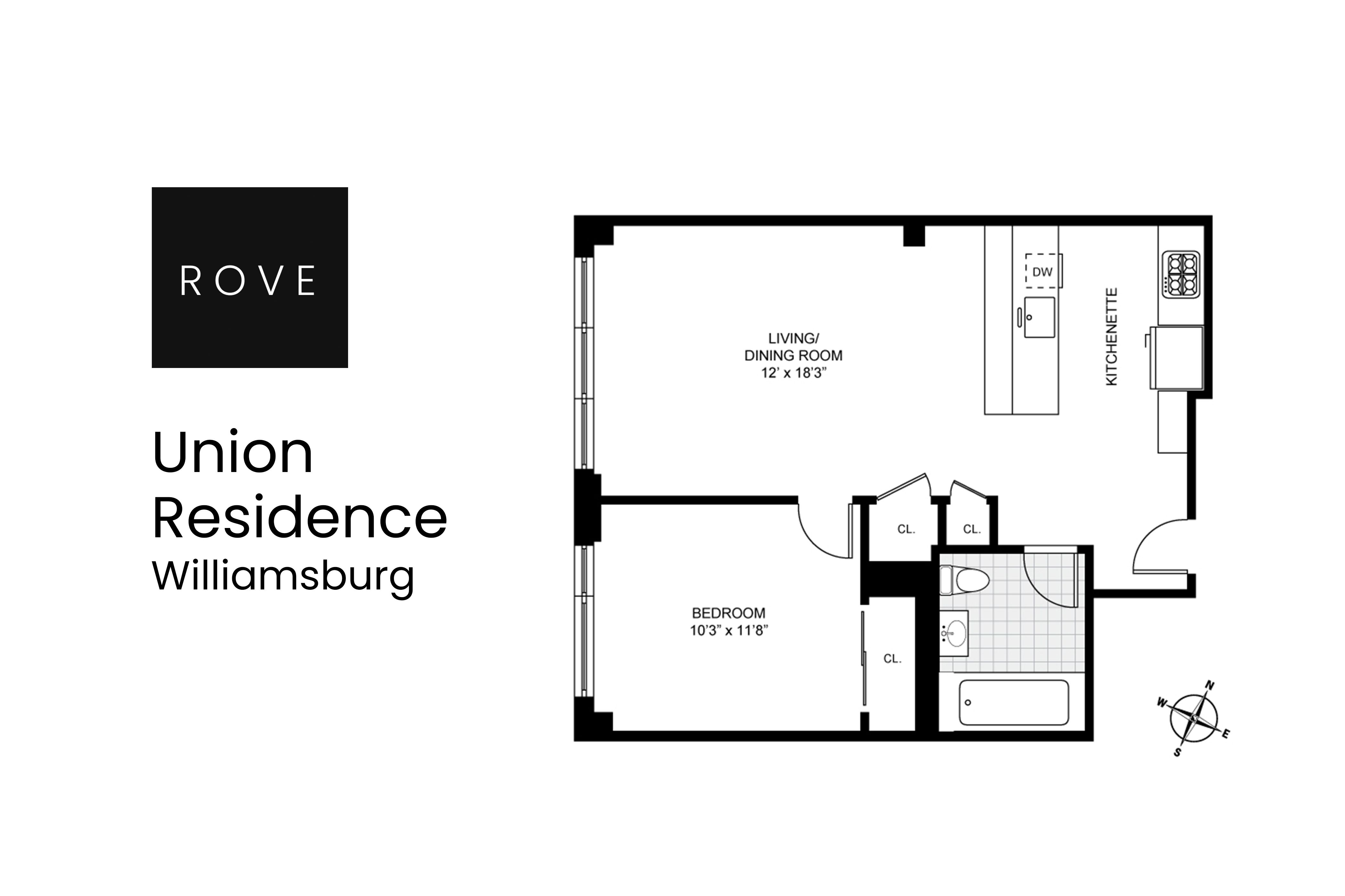 Union Residence | Williamsburg | Modern Apartment with City Views photo 21