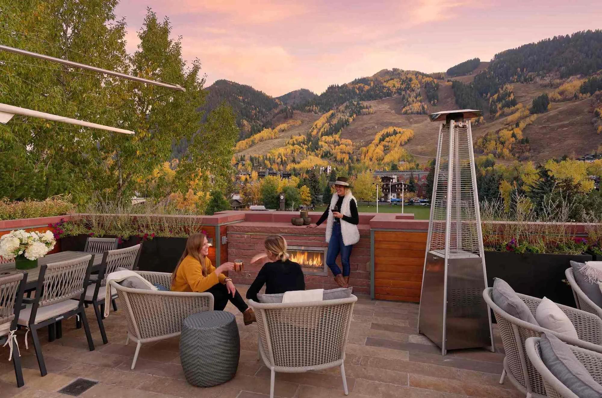 Mountain-style dinner at a charming lodge