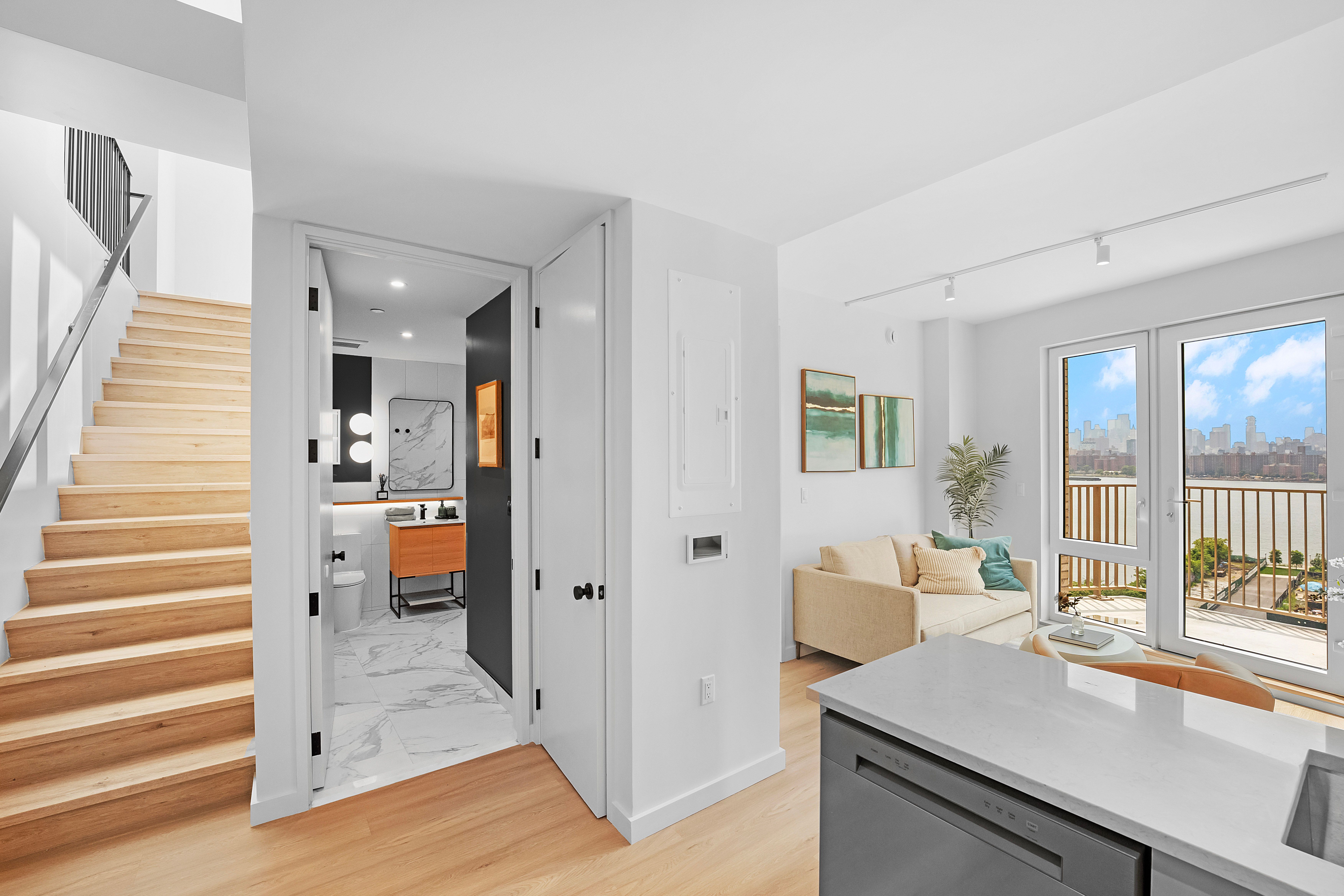 Seren 1102 | Greenpoint | Penthouse w/Private Deck & Views photo 10