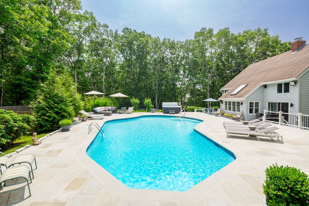 Scrimshaw Estate | Southampton | Home with Pool, Spa & Bay Access photo 37