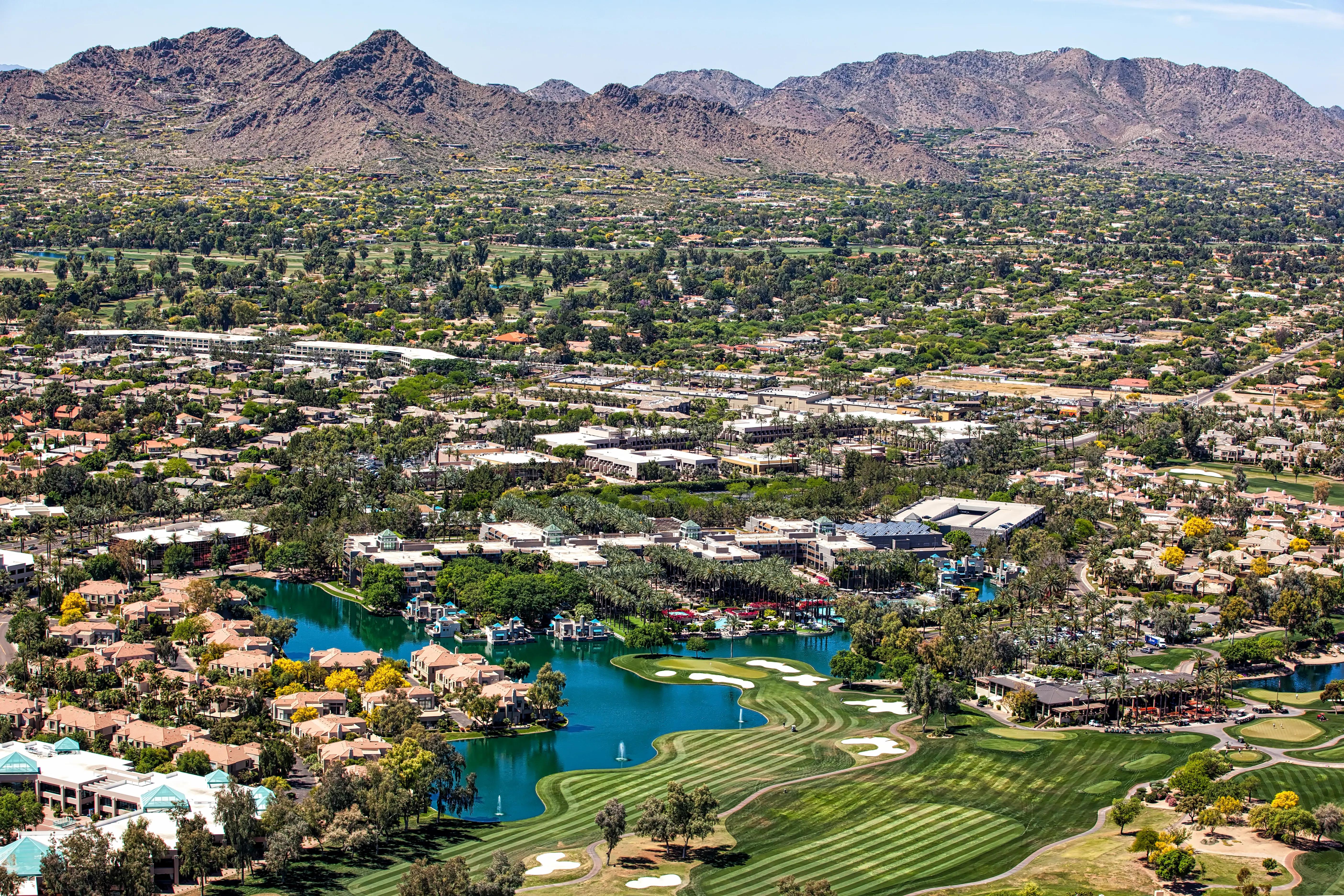Birds Eye View of Scottsdale
