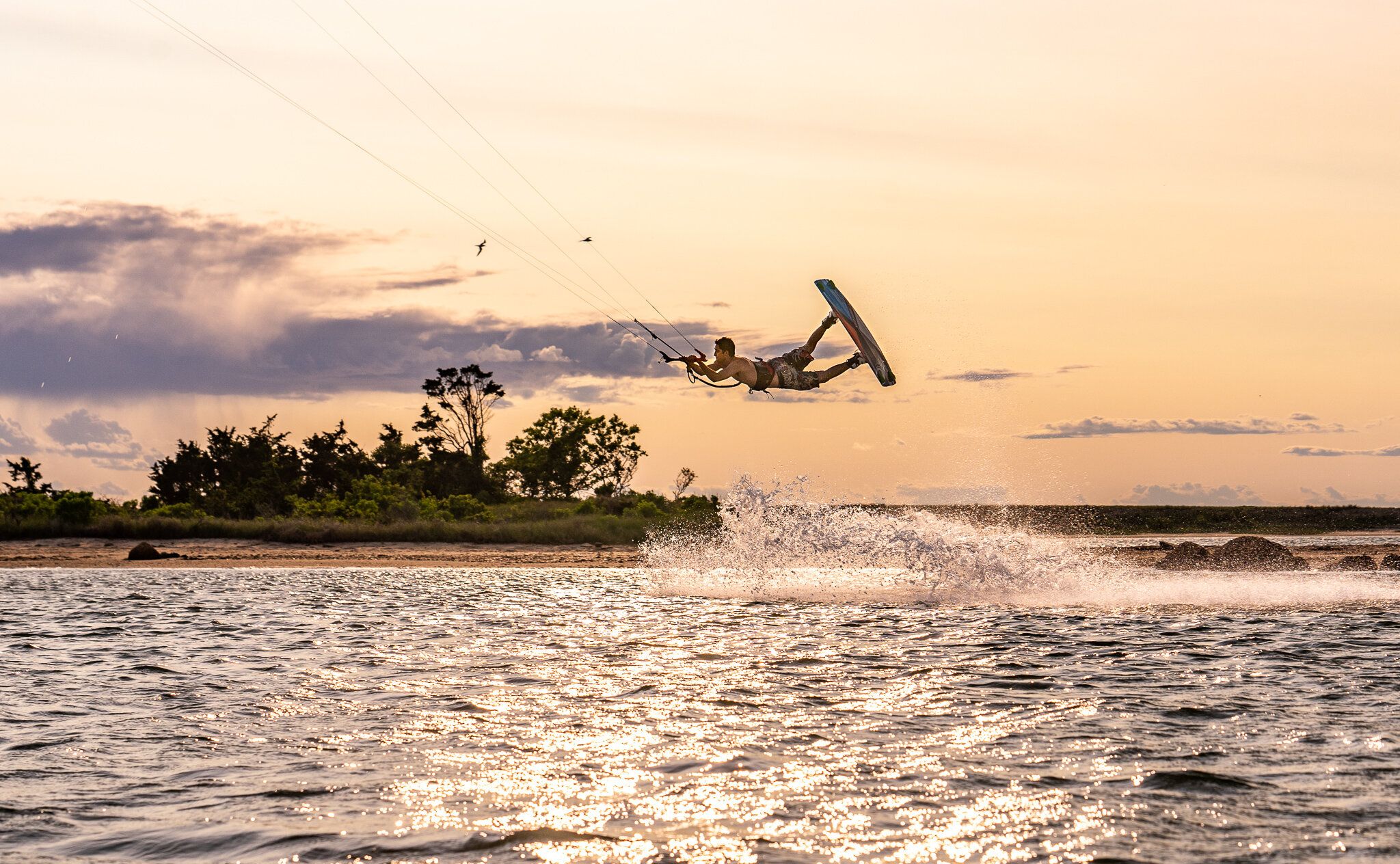 Windsurfing or kiteboarding