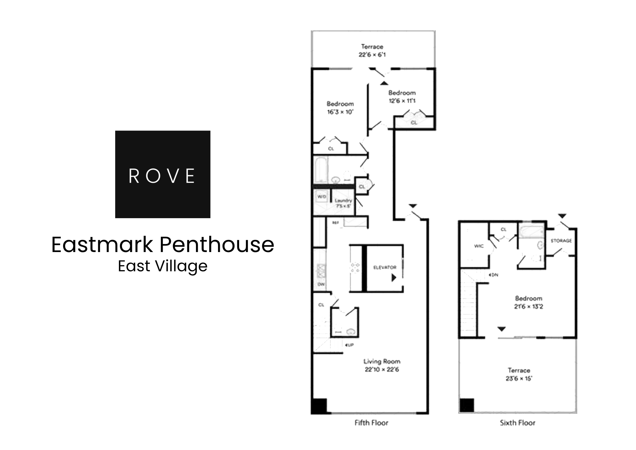 Eastmark Penthouse | East Village | Designer Duplex with Private Outdoor Space photo 22