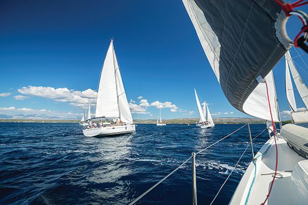 Sailboat tour of the bay
