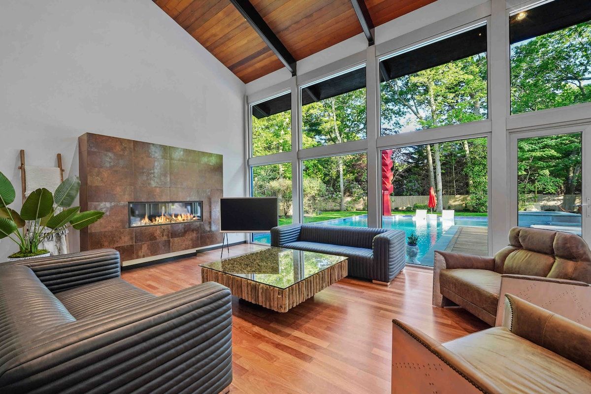 Eastwood Villa | East Hampton | Modern Retreat with Pool and Spa photo 6