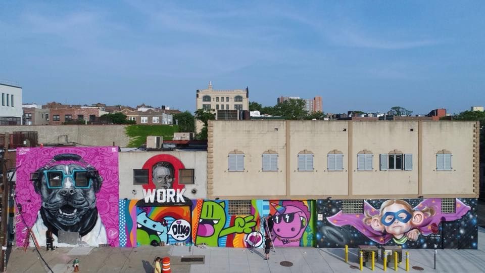 The Bushwick Street Art Collective in Bushwick, Brooklyn