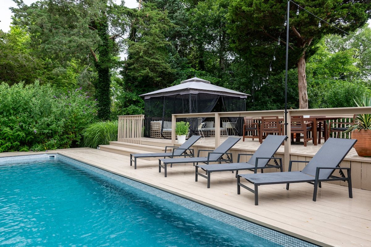 Remsen Retreat | Remsenburg | Stylish Home with Private Pool photo 33