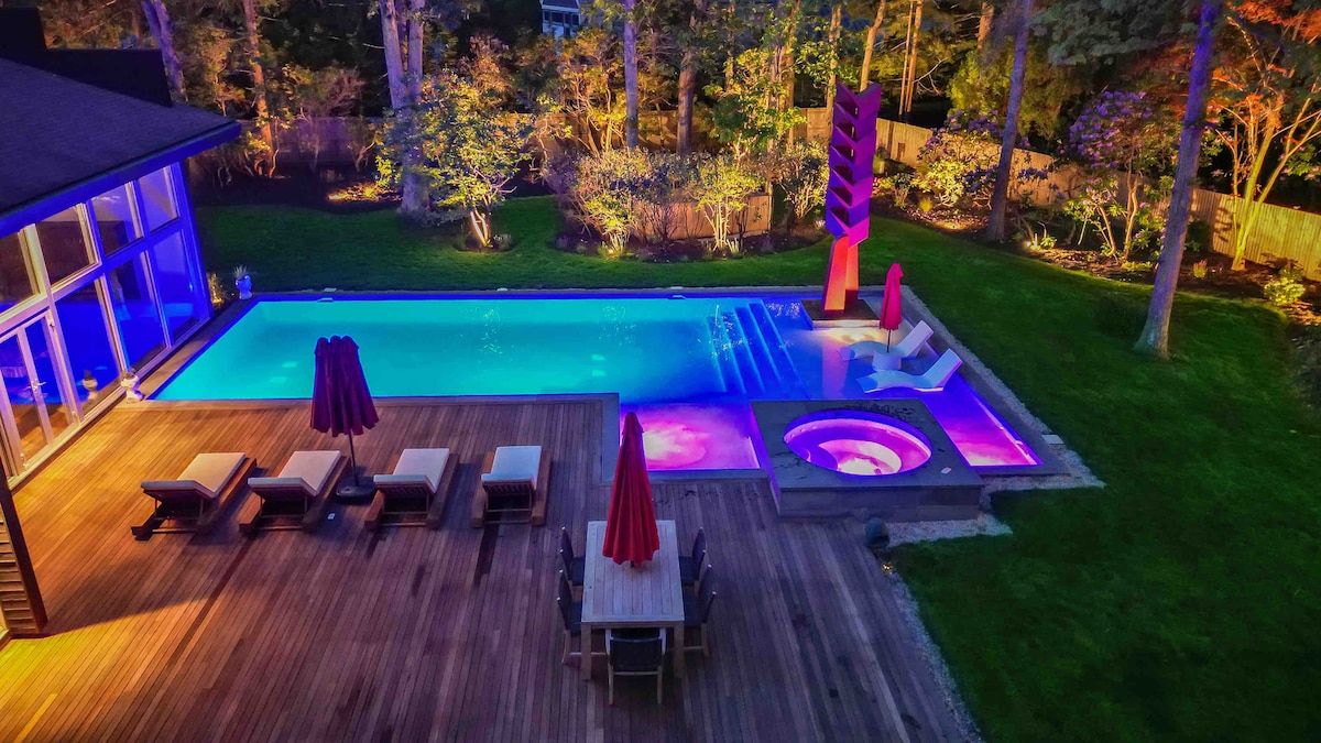 Eastwood Villa | East Hampton | Modern Retreat with Pool and Spa photo 44