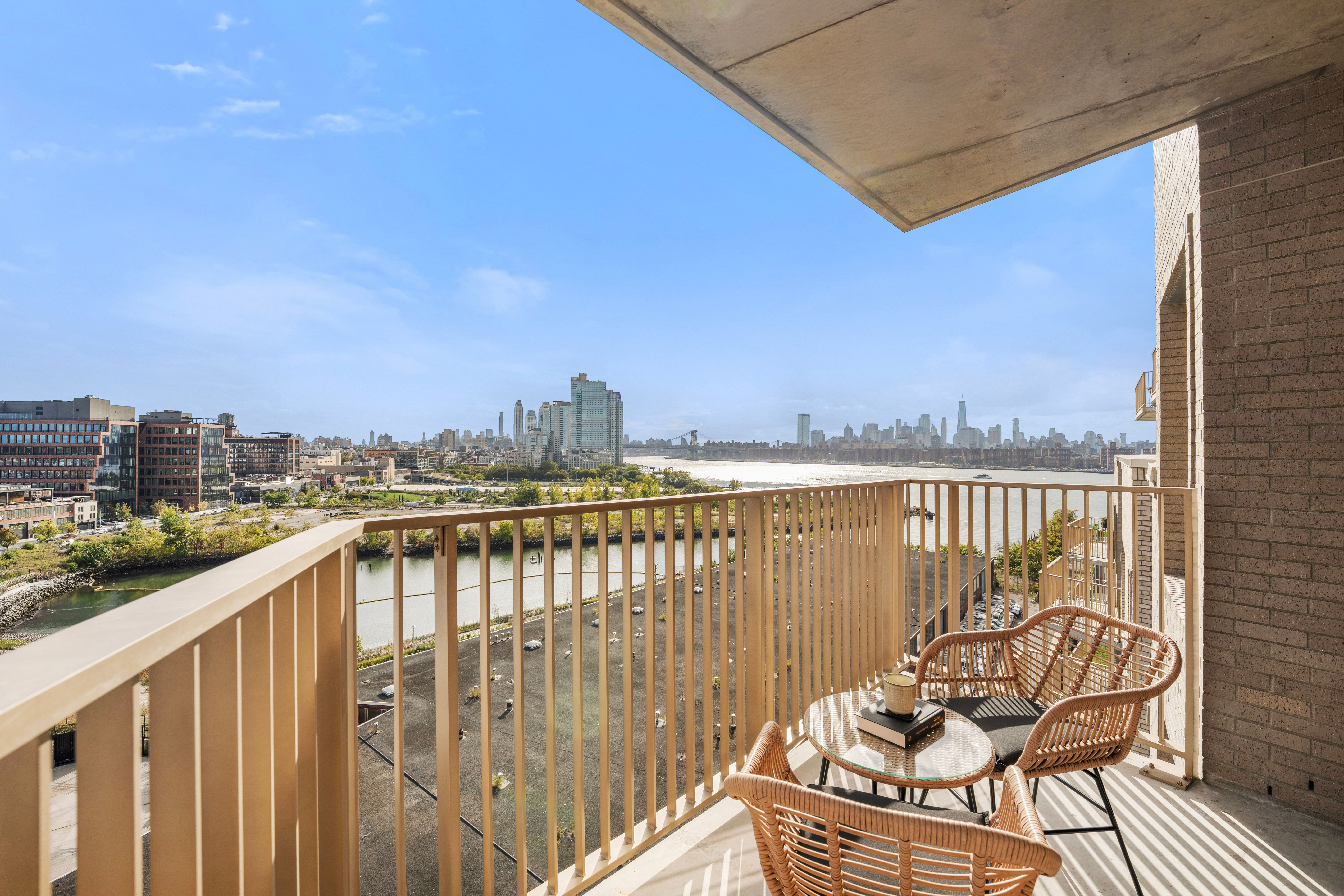 Seren 1006 | Greenpoint | Penthouse w/ Private Deck & River Views photo 25