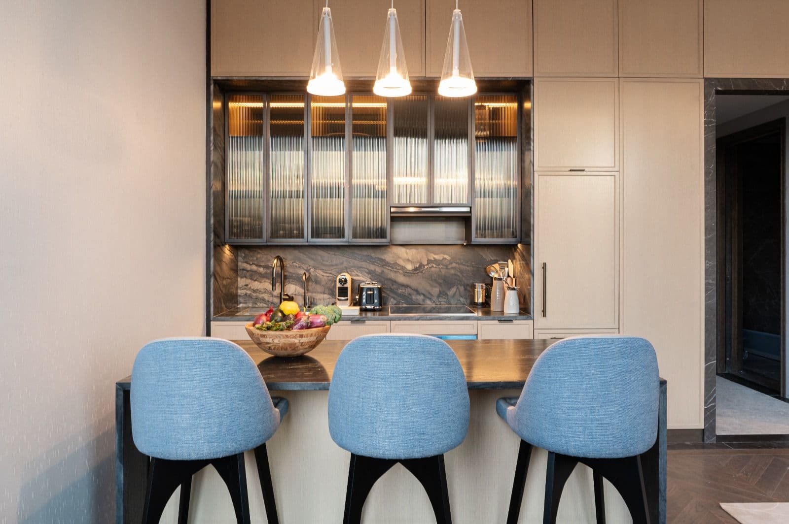 Kitchen Area | Le Palais II by Rove Travel | West Village Hotel Residence