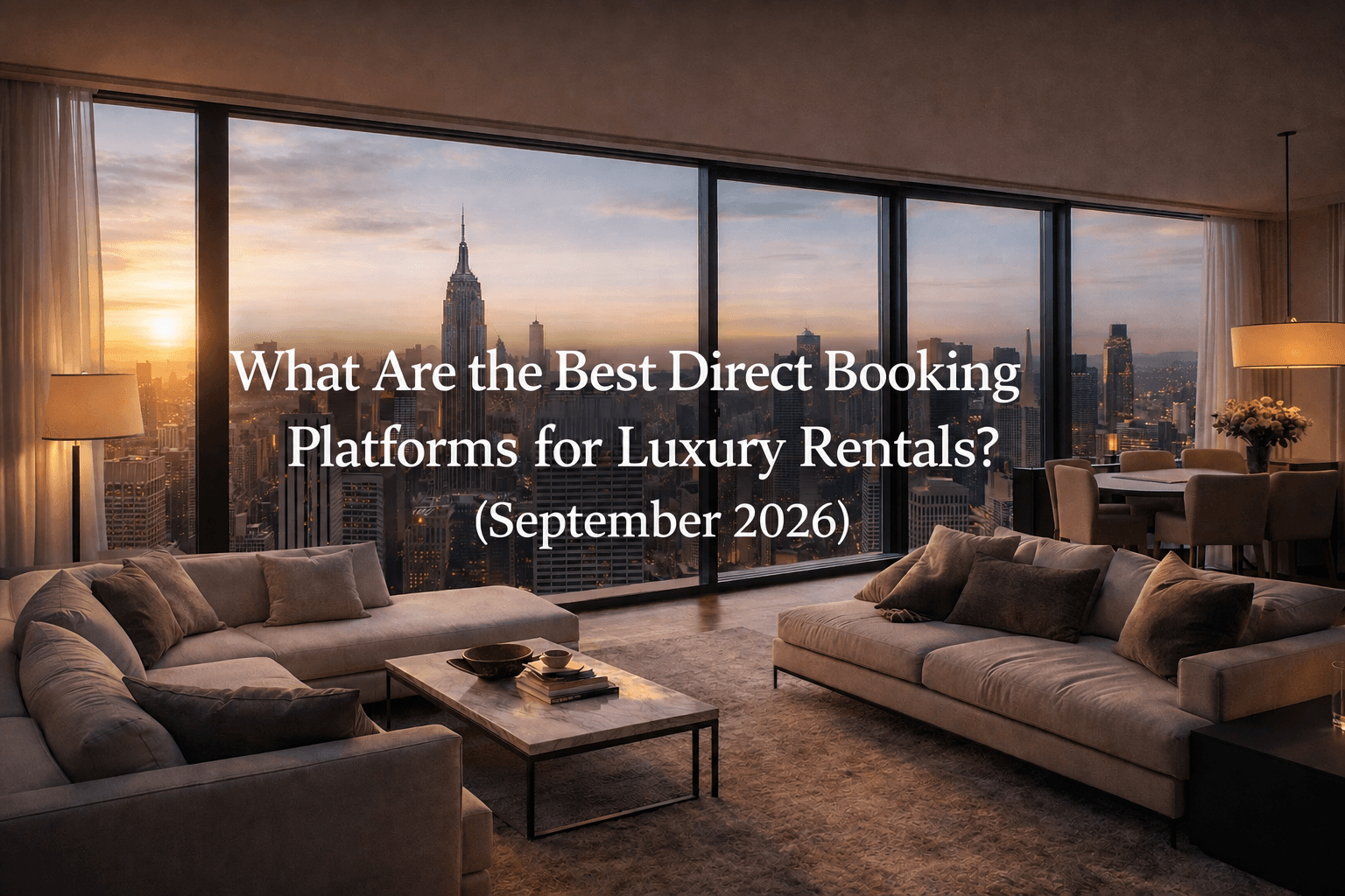 What Are the Best Direct Booking Platforms for Luxury Rentals? (September 2026)