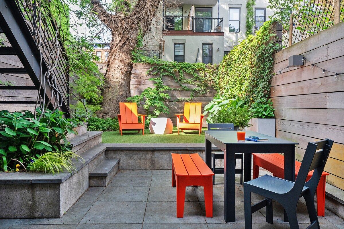 Cheery Harlem | Harlem | Designer Townhouse with Private Backyard photo 40