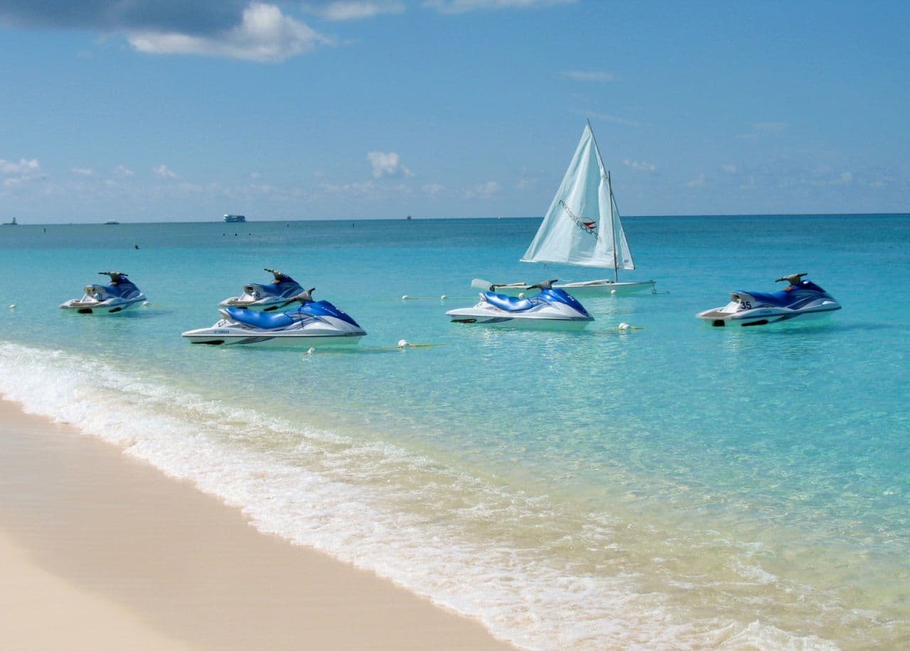 Jet Skis by the beach in Fort Lauderdale
