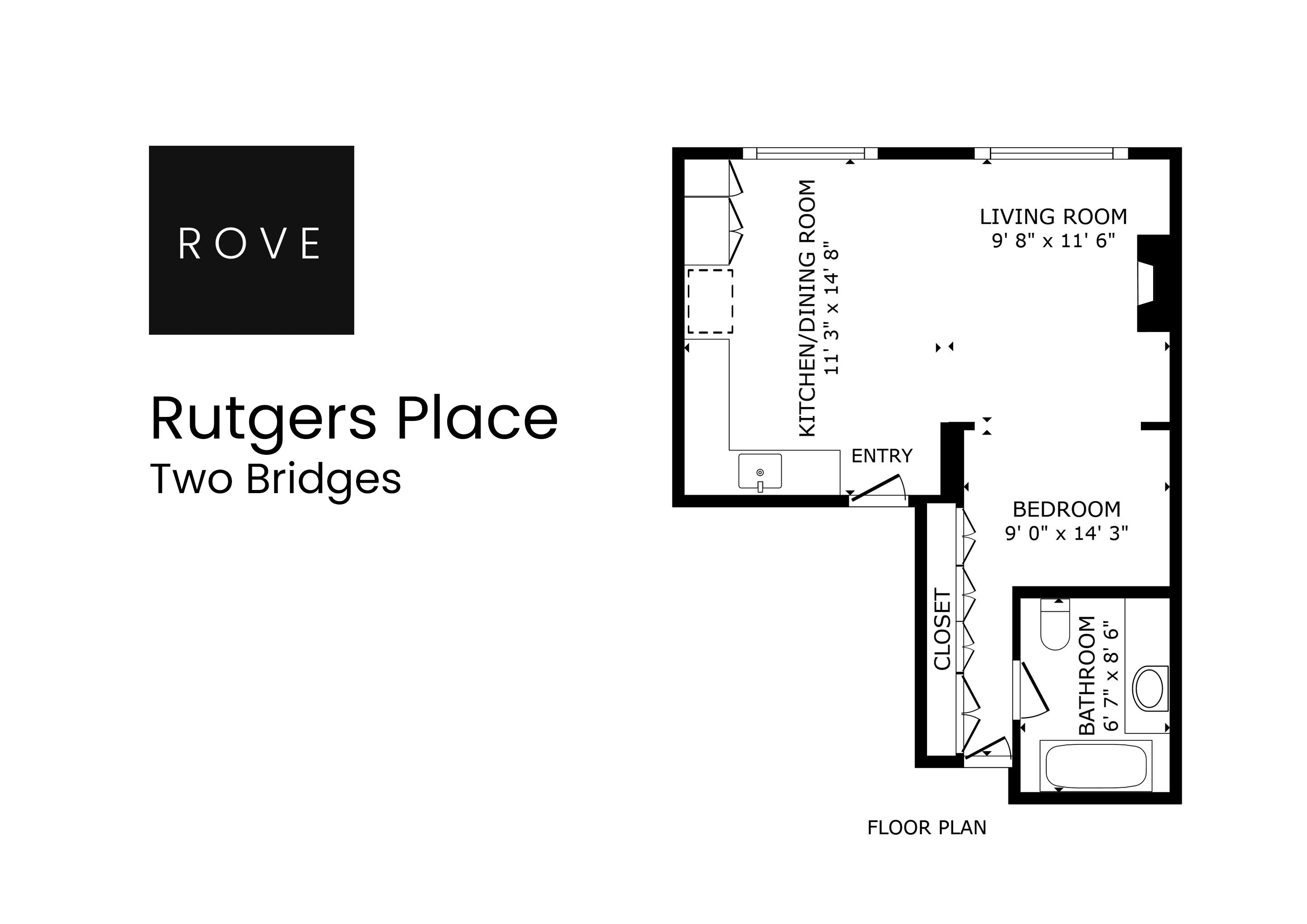 Rutgers Place | Two Bridges | Chic Studio Condo photo 25