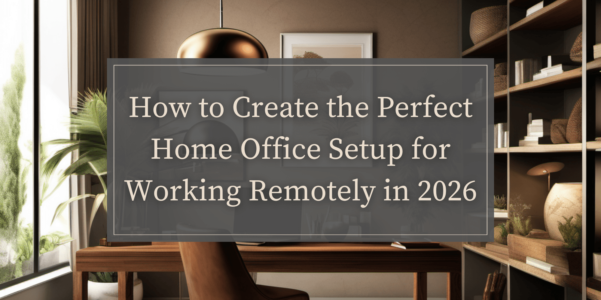 How to Create the Perfect Home Office Setup for Working Remotely in 2026