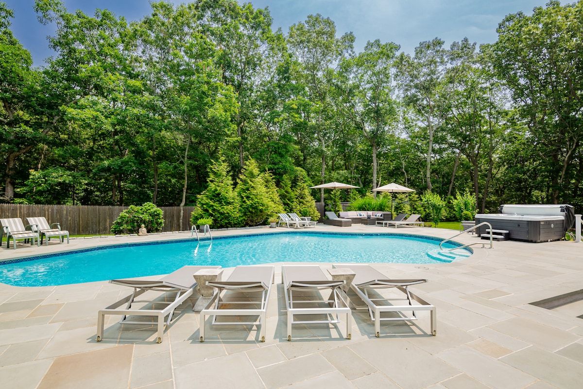 Scrimshaw Estate | Southampton | Home with Pool, Spa & Bay Access photo 4