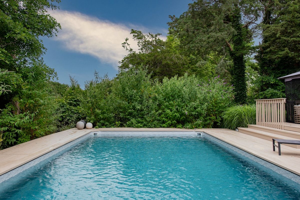 Remsen Retreat | Remsenburg | Stylish Home with Private Pool photo 32