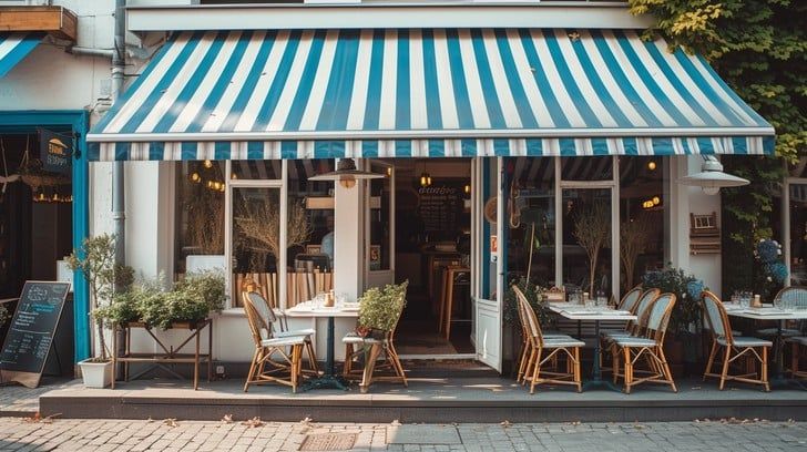 Charming street-side café