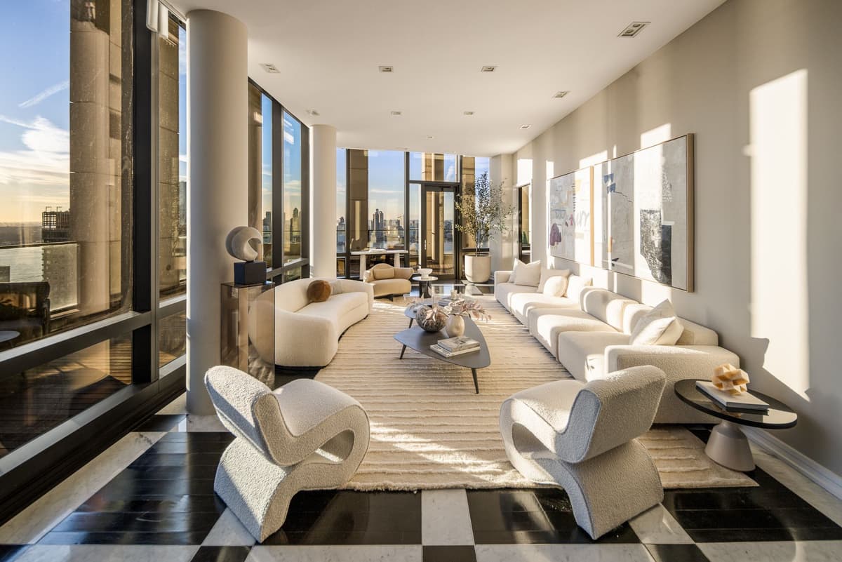 Illustration of Ultimate Penthouse Living Space