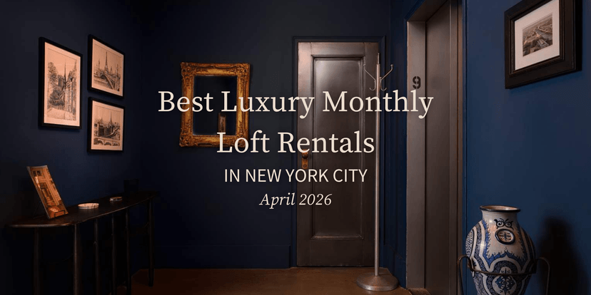 NYC Luxury Monthly Loft Rentals (April 2026)